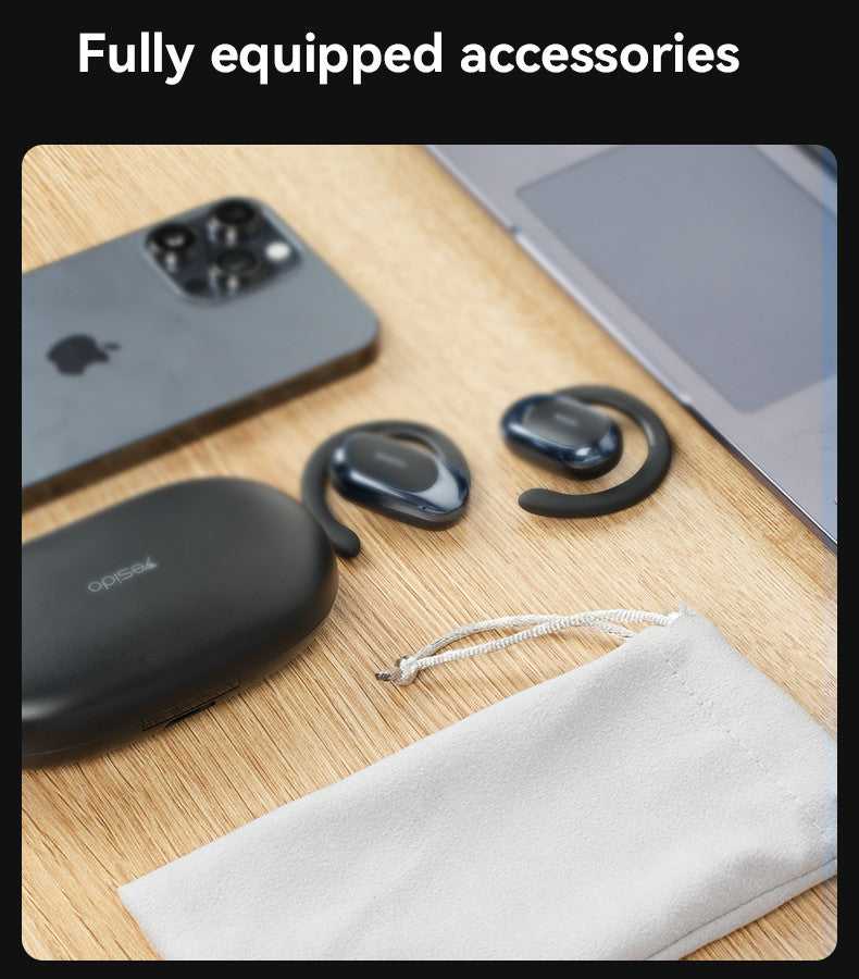 Yesido YSP13 BT5.3 Hanging On Ear Design With Trending Sounds Display OWS Wireless Air Conduction Earphone