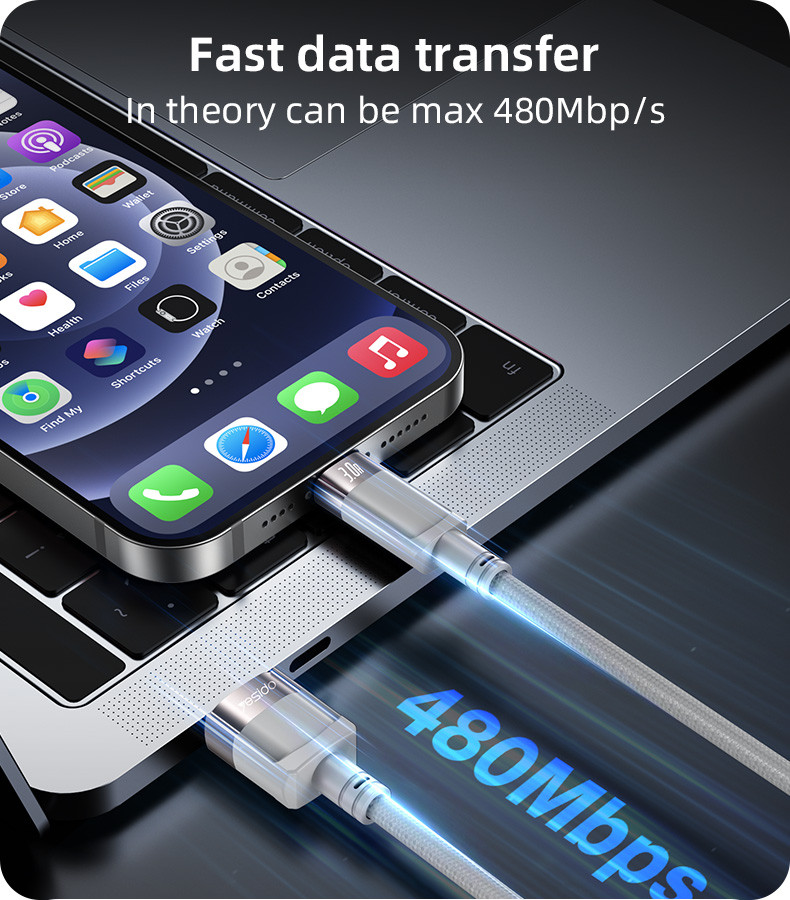 Yesido CA173 USB To Type-C 1 Meters Length Max 18W Fast Charging Magnetic Data Cable