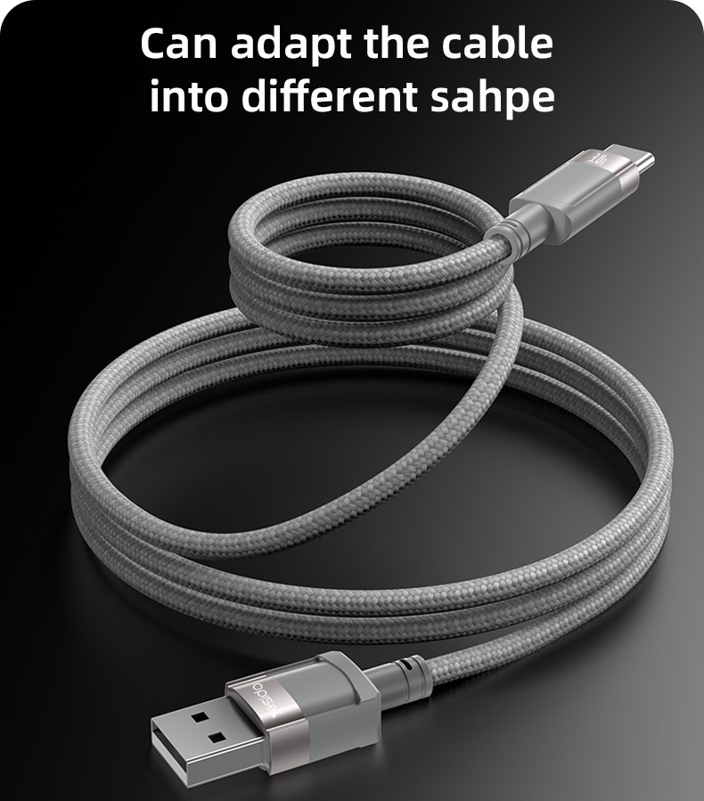 Yesido CA173 USB To Type-C 1 Meters Length Max 18W Fast Charging Magnetic Data Cable