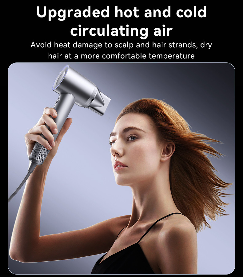 Negative Lon Conditioning Eight Blow-dry Modes Fast And Quick Drying Hair Dryer For UK