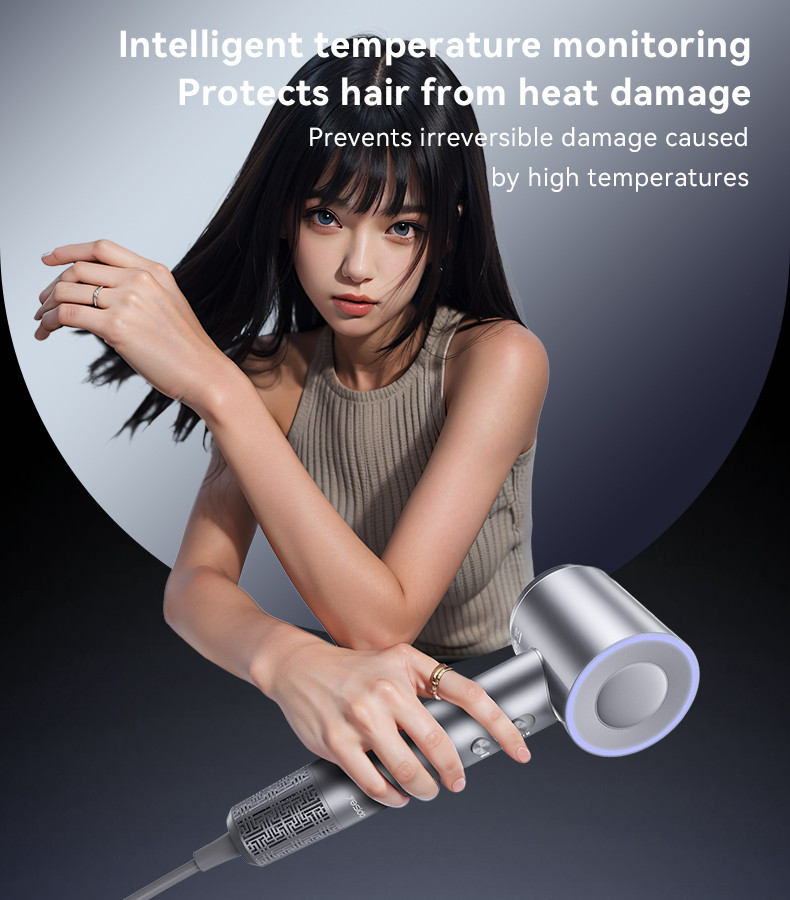 Negative Lon Conditioning Eight Blow-dry Modes Fast And Quick Drying Hair Dryer For UK