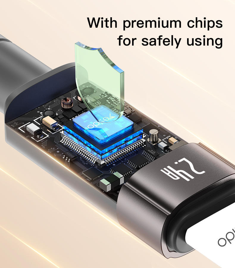 Yesido CA174 1 Meter 12W Fast Charging USB To IP With Max 480Mbps Data Transfer Magnetic Saving Data Cable