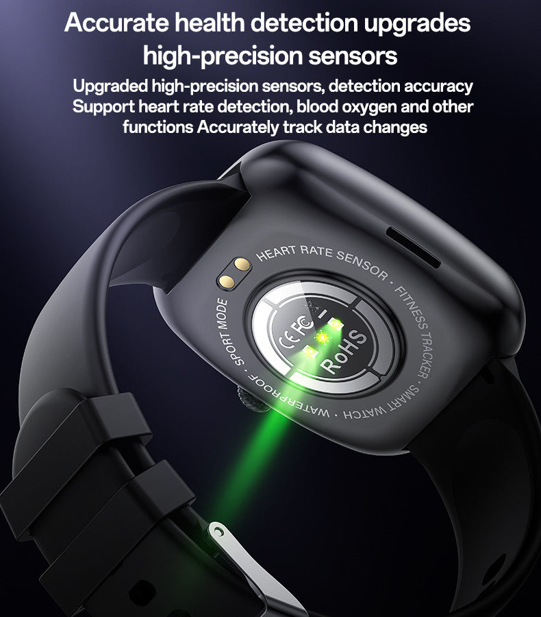 Yesido IO22 1.83 Inch Big Screen Real-time Message Notification Health Detection BT Smart Call Watch