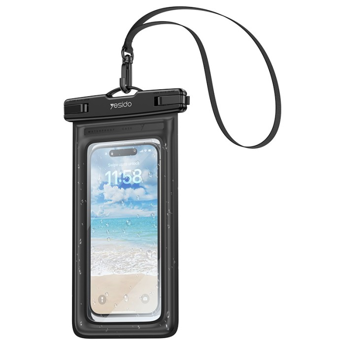 Buikt-in Airbag Large Capacity High Sealing Sensitive Touch Scree TPU Floating Waterproof Bag