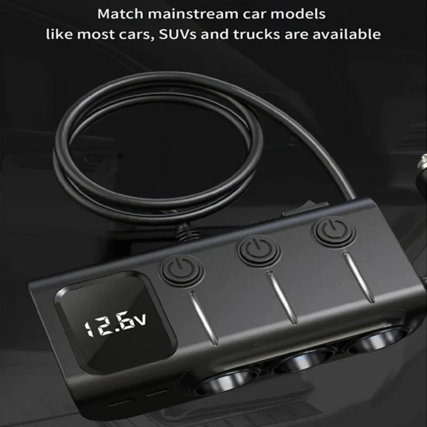 Fast 3 In 1 Car Charger Splitter With Usb A Usb C And Pd Ports 120W“ Premium Quality, Stylish & Durable Protective Case