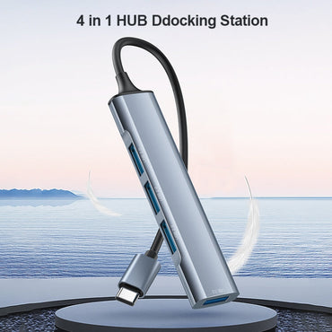Yesido HB17 4-in-1 USB-C Multifunctional Docking Station Hub Adapter