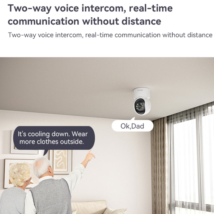 Yesido KM10 2.0MP Full Color Day and Night Smart Camera, Specification:UK Plug