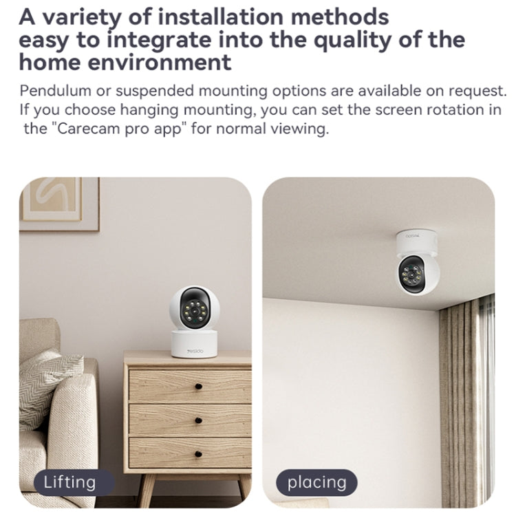 Yesido KM10 2.0MP Full Color Day and Night Smart Camera, Specification:UK Plug