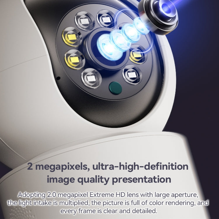 Yesido KM10 2.0MP Full Color Day and Night Smart Camera, Specification:UK Plug