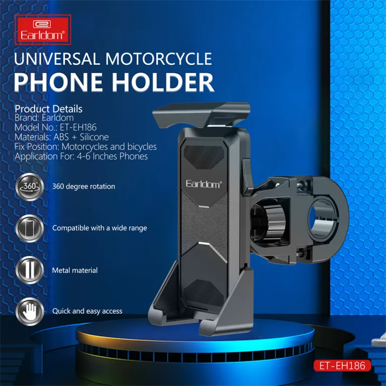Motorcycle And Bike Phone Holder With Rearview Mirror Mount And Quick Release“ Premium Quality, Stylish & Durable Protective Case