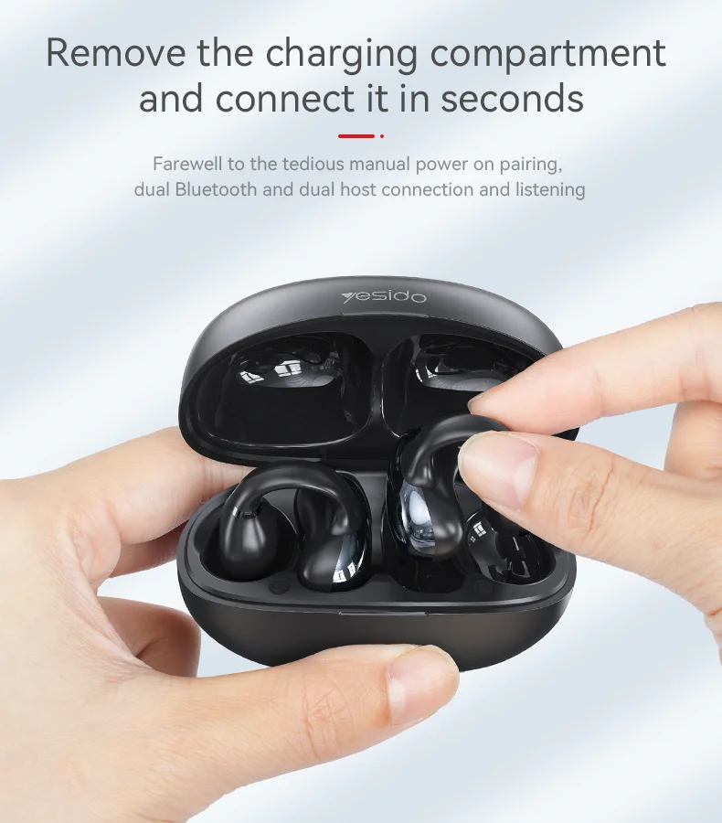 BT 5.3 Pulse 3.0 Long Battery Life Open Clip Wireless Earphones