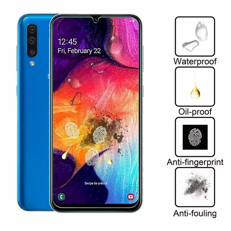 Clear Tempered Glass Screen Protector For Samsung Phones Pack Of 2“ Premium Quality, Stylish & Durable Protective Case