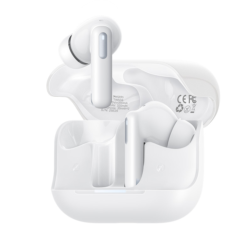 BT5.3 ANC+ENC Noise Cancelling Wireless Earbuds In-Ear Headphones with Mic