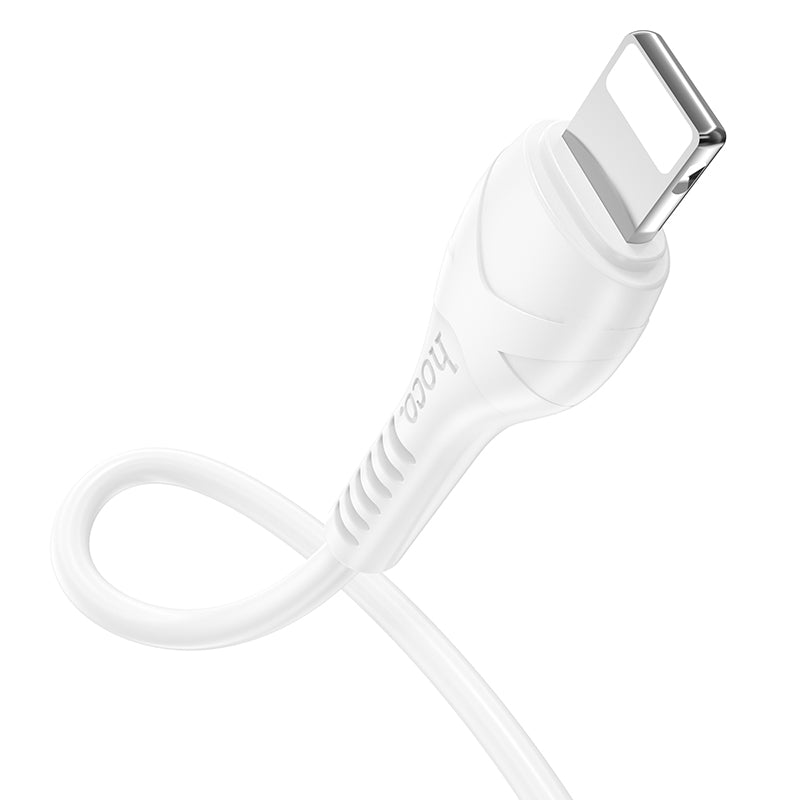27W FAST CHARGING CABLE FOR iPHONE USB-C TO LIGHTNING | WHITE | 1M LONG | FAST DATA SYNC | SAFE FOR YOUR DEVICE | STONG EDGE BRAIDED WIRE