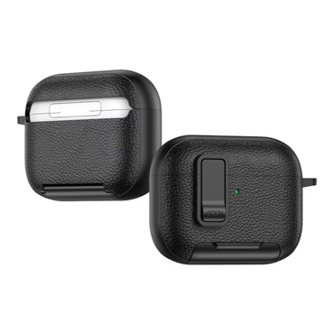 Case For Airpod Pro 3,Airpod 4. One Click Open - With Phone Stand