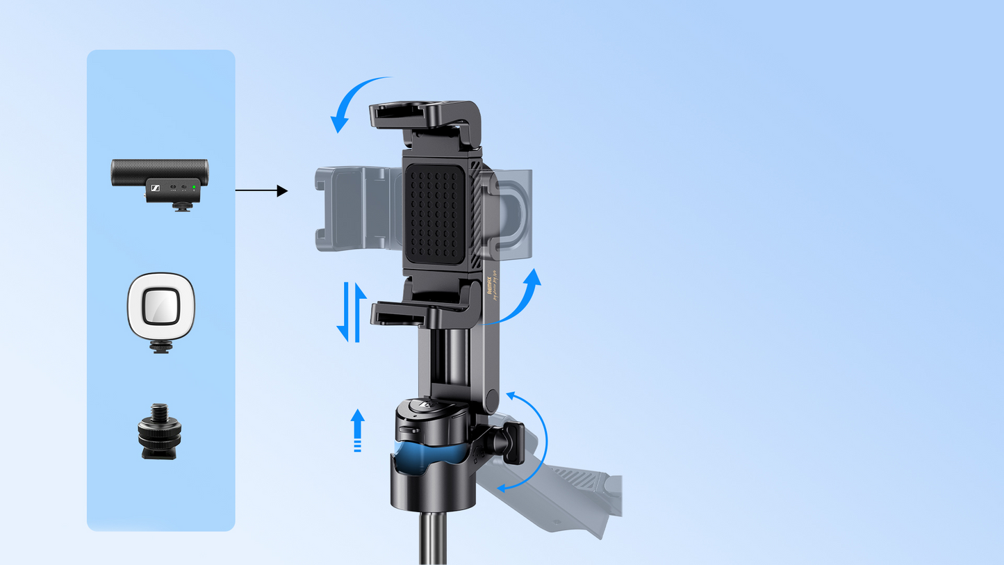 Mini Pocket Selfie Stick Tripod With Bluetooth Remote 360 Rotation“ Premium Quality, Stylish & Durable Protective Case