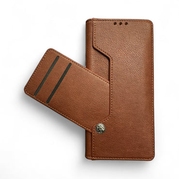 Book Flip Case For Samsung A17,A07,A12 Series Leather Wallet Card, Photo Slot Magnetic Flip Cover