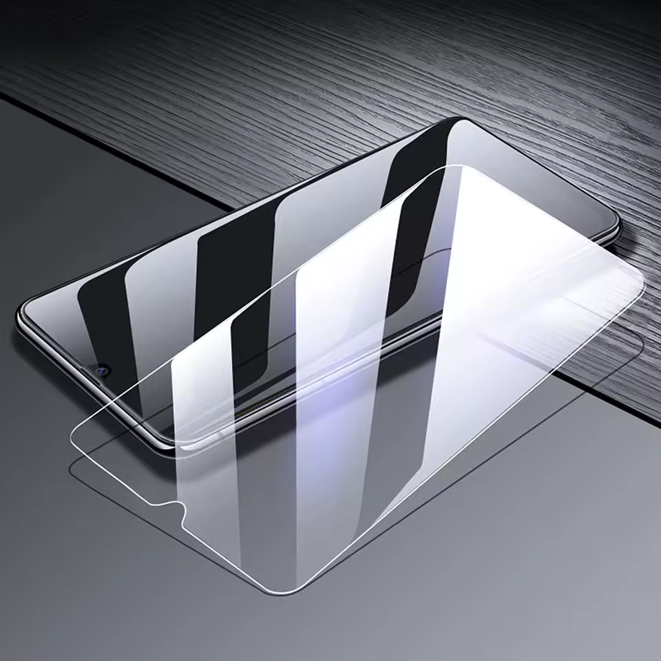 Clear Tempered Glass Screen Protector for Mi Phones - Pack of 2