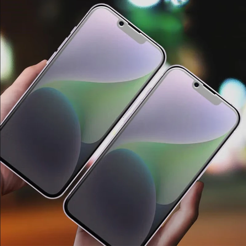 Matte Frosted Privacy Screen Protector (Pack of 2) for iPhone 12 to 16 Pro Max