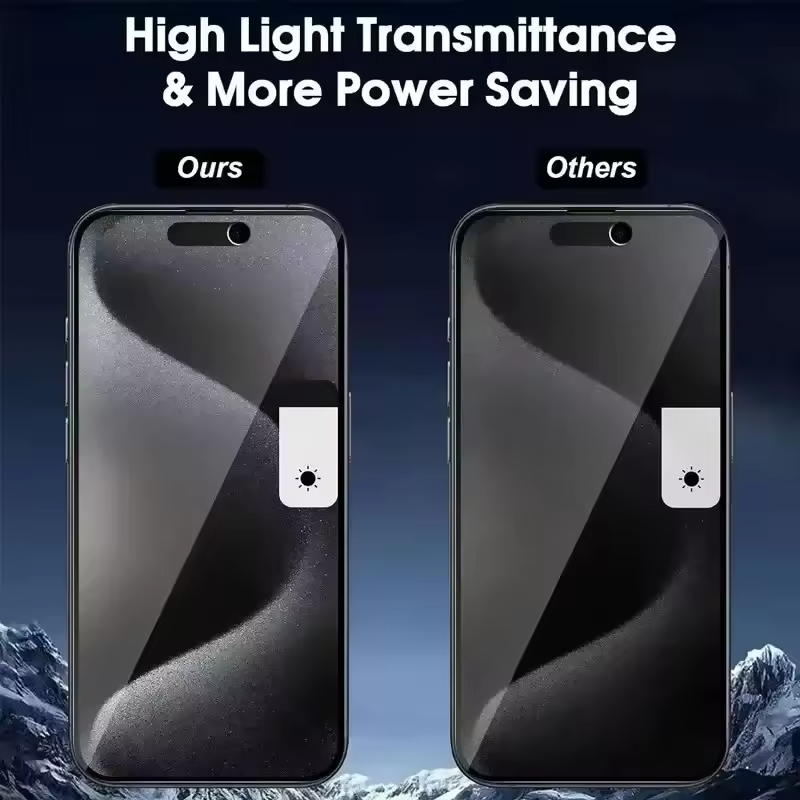 Privacy Screen Protector Glass for iPhone - Pack of 2