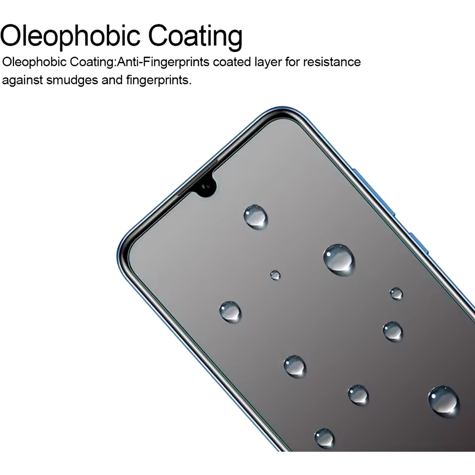 Clear Tempered Glass Screen Protector for Mi Phones - Pack of 2