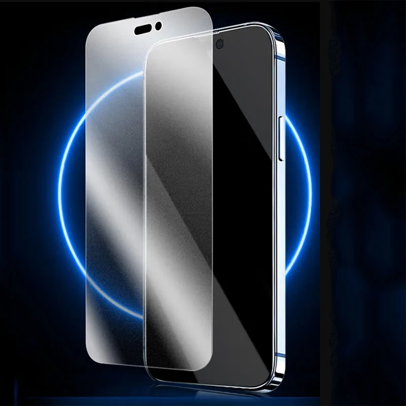 Matte Frosted Privacy Screen Protector (Pack of 2) for iPhone 12 to 16 Pro Max
