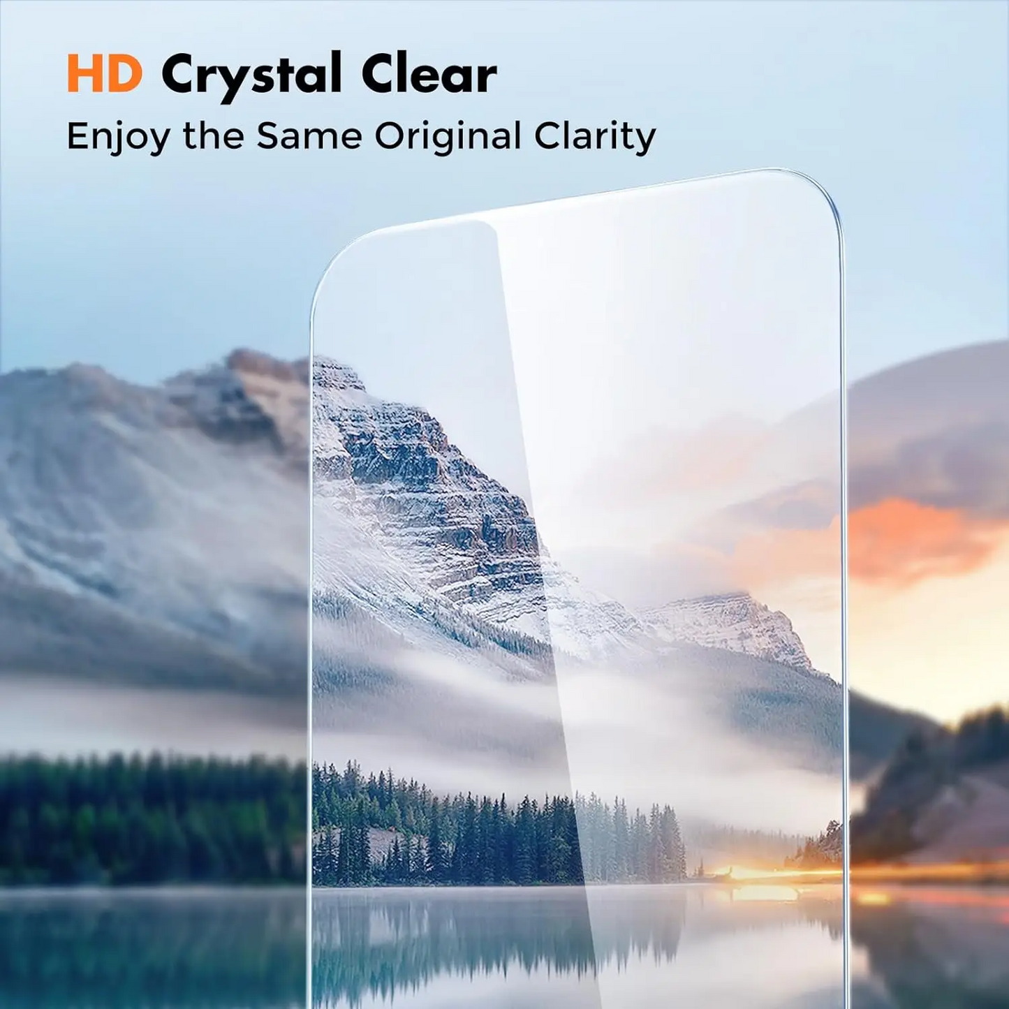 Clear Tempered Glass Screen Protector For Iphone Pack Of 2“ Premium Quality, Stylish & Durable Protective Case