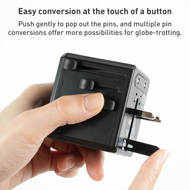 Yesido Mc24 20W 3 Usb Type C Ports Multi Function Universal Travel Adapter Plug Black“ Premium Quality, Stylish & Durable Protective Case
