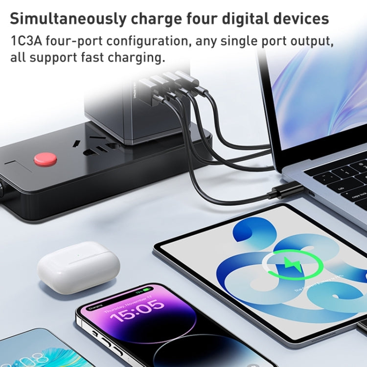 Yesido Mc24 20W 3 Usb Type C Ports Multi Function Universal Travel Adapter Plug Black“ Premium Quality, Stylish & Durable Protective Case