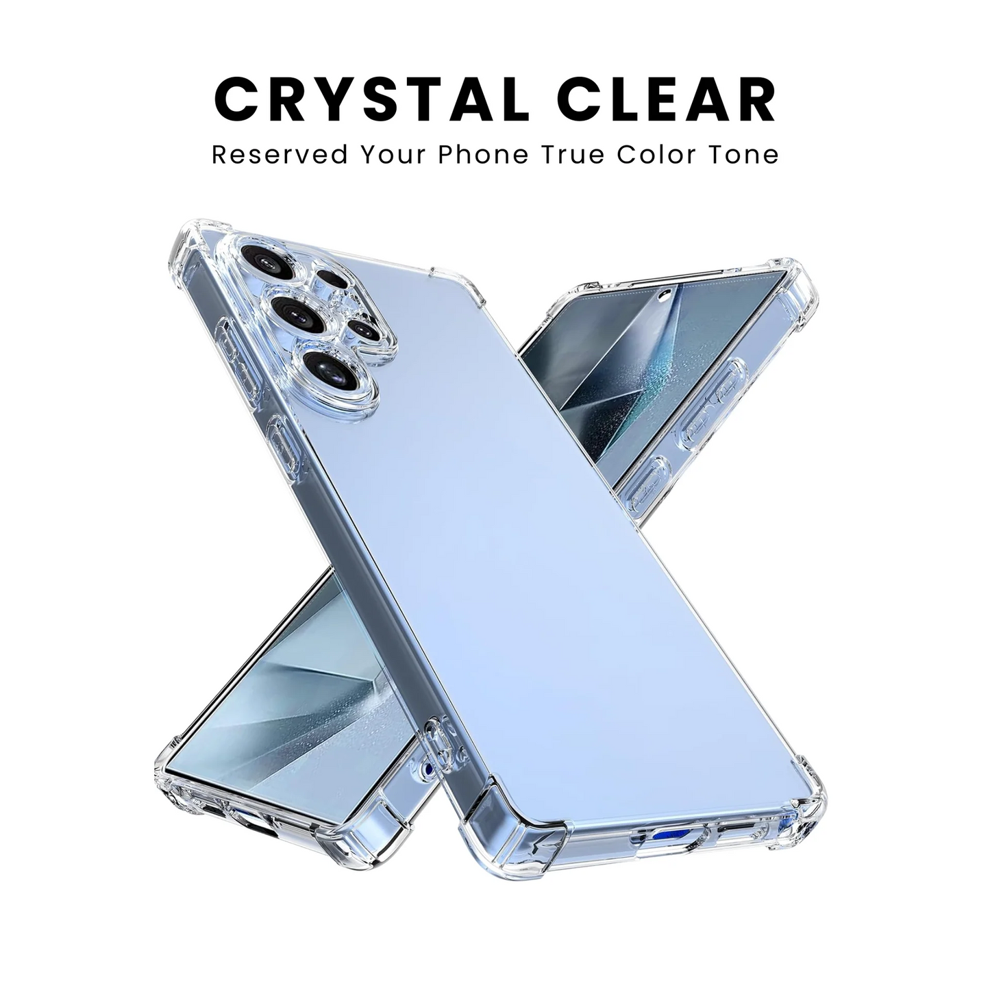 Gorilla Clear Case For Samsung Galaxy S Series Shock Proof 2mm Thickness Phone Back Cover
