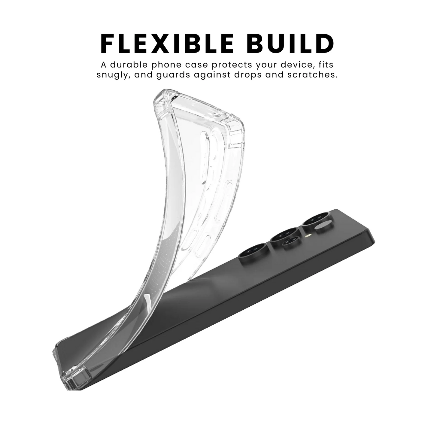 Gorilla Clear Case For Samsung Galaxy S Series Shock Proof 2mm Thickness Phone Back Cover