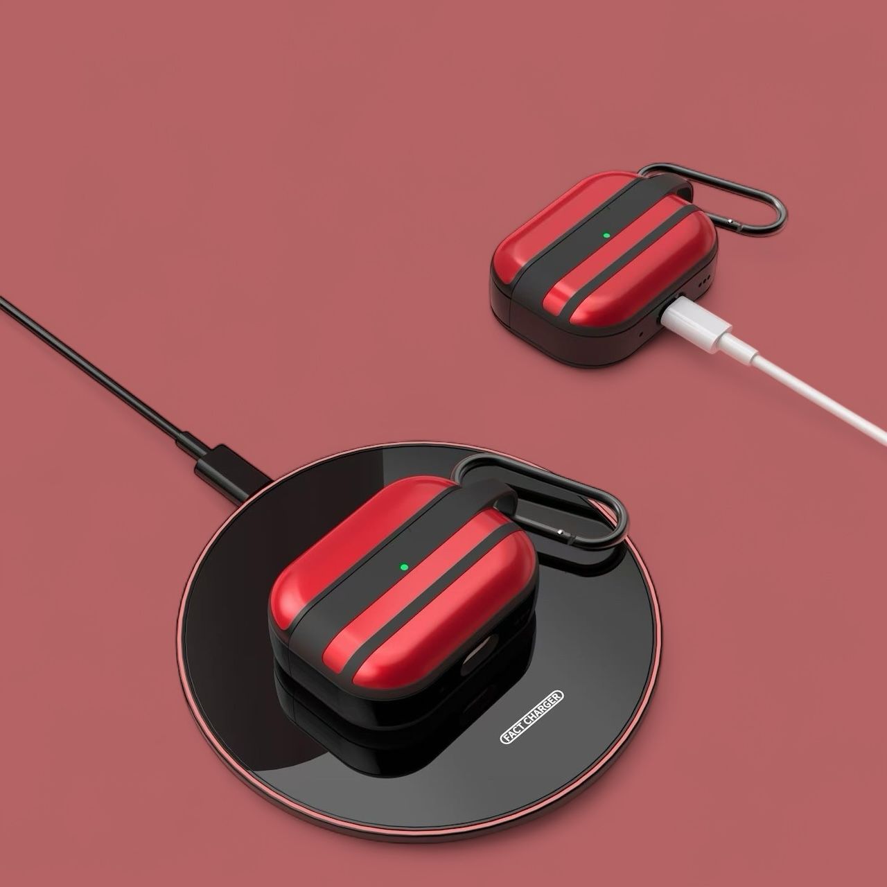 Hard Armour Stripes Airpods Case Glossy Protective Cover All Models“ Premium Quality, Stylish & Durable Protective Case