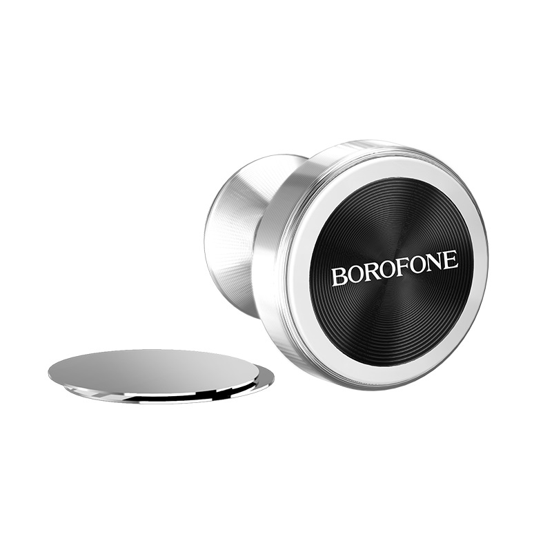 BOROFONE BH5 Platinum Magnetic Car Phone Holder – Aluminum Alloy, Compact & Durable, Dashboard Mount