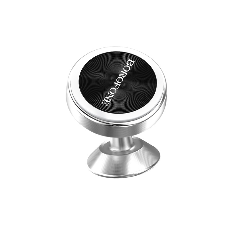 BOROFONE BH5 Platinum Magnetic Car Phone Holder – Aluminum Alloy, Compact & Durable, Dashboard Mount