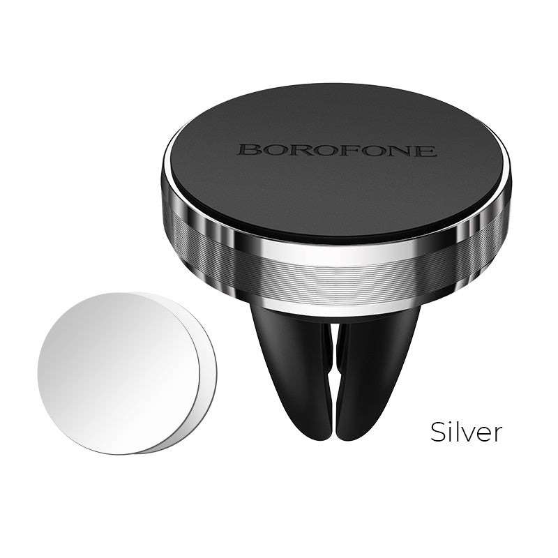 Borofone Bh8 Air Magnetic Car Phone Holder Compact Aluminum Alloy Air Vent Mount With Silicone Panel Universal Fit“ Premium Quality, Stylish & Durable Protective Case