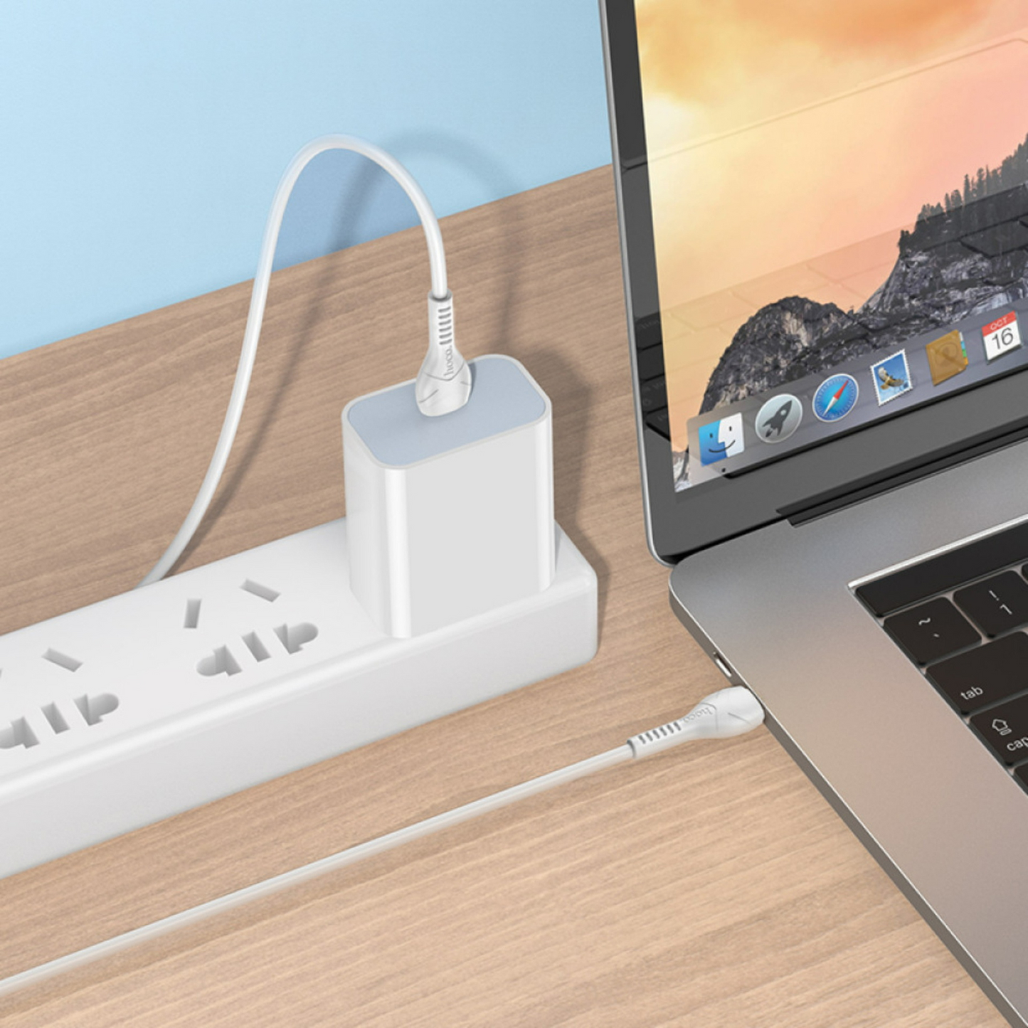 Hoco X37 Cool Power Fast Charging Data Cable Type C To Type C 1M“ Premium Quality, Stylish & Durable Protective Case