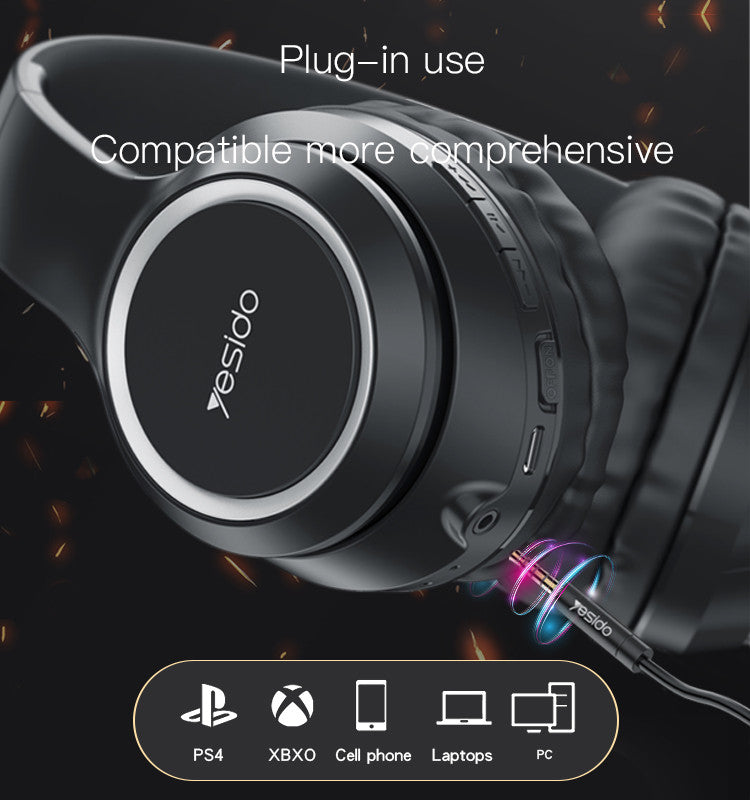 Wireless Bluetooth Stereo Headphones with Active Noise Cancelling ANC, Super Clear Mic