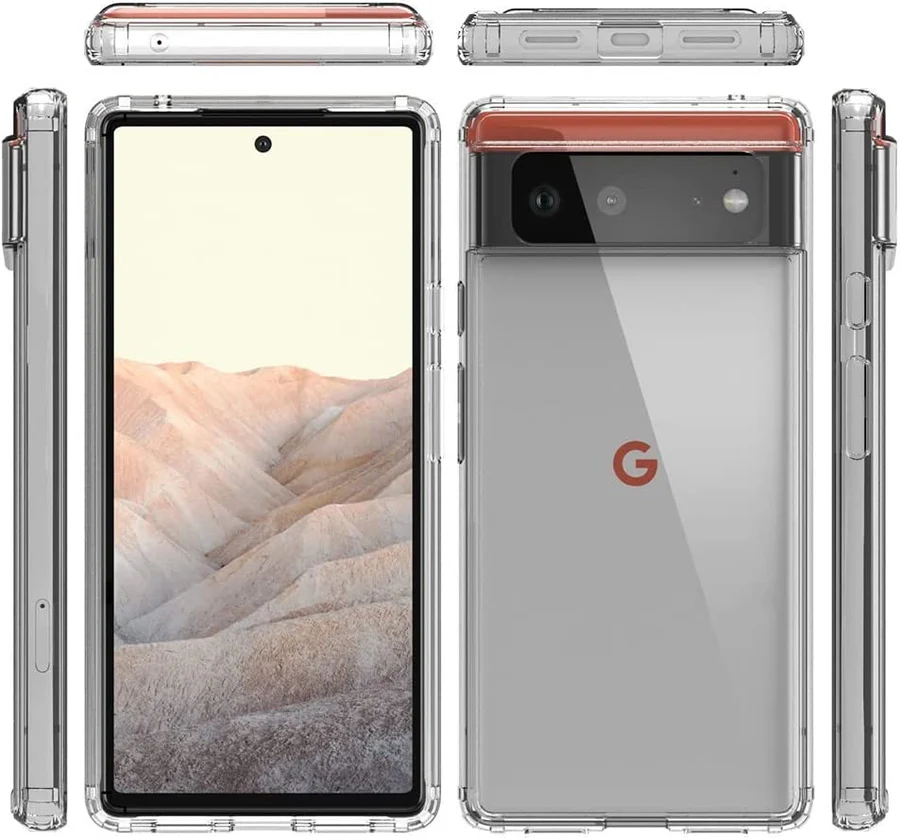 Gorilla Shock Clear Case For Google Pixel Proof 2mm Thickness Phone Back Cover