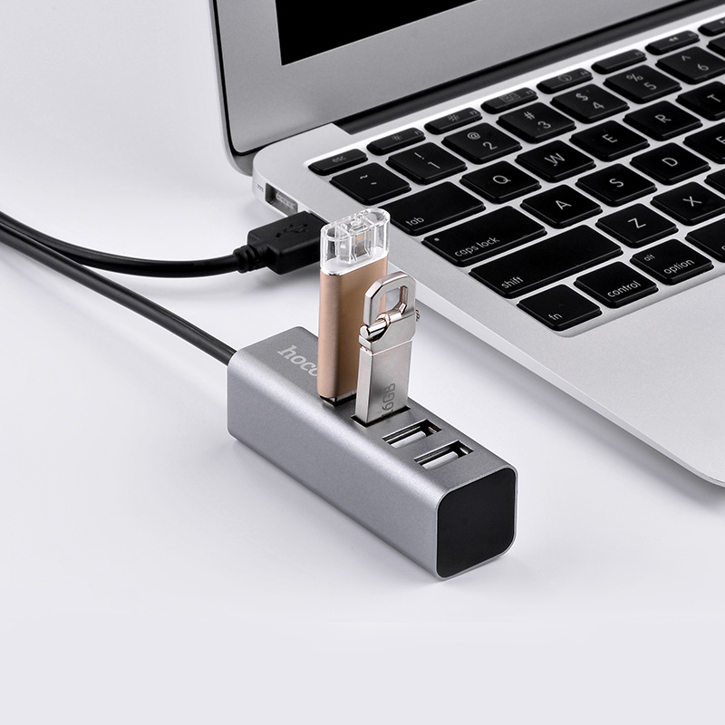 Hoco Hb1 Usb Hub Usb A To Four Ports Usb 2 0“ Premium Quality, Stylish & Durable Protective Case