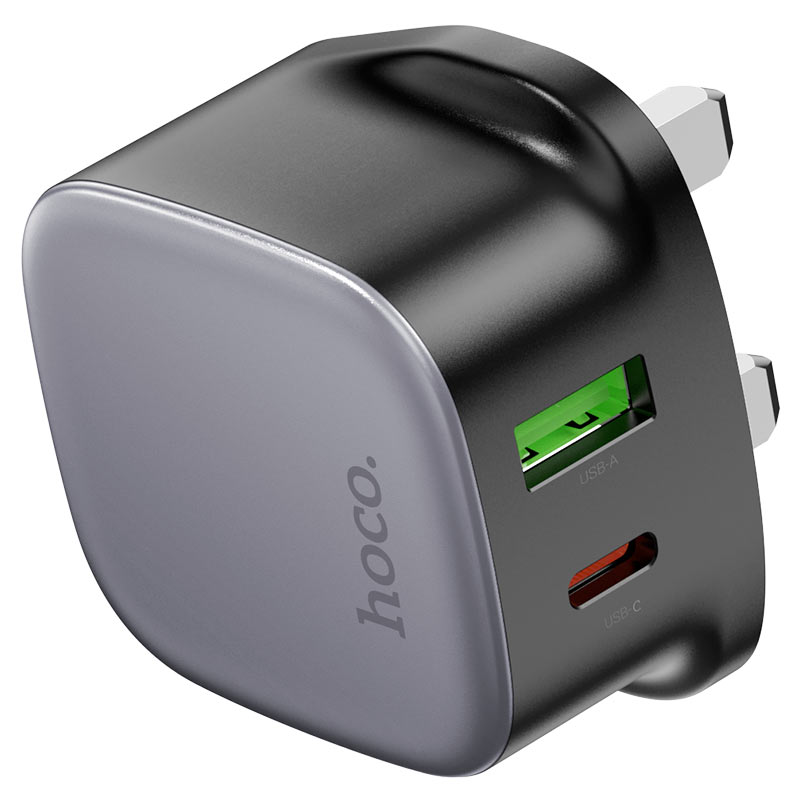 HOCO CS32B RICH PD20W + QC3.0 WALL CHARGER – UK PLUG