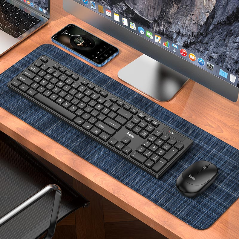 Hoco GM17 Keyboard + mouse set wireless EN / RU