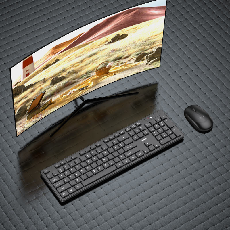 Hoco GM17 Keyboard + mouse set wireless EN / RU