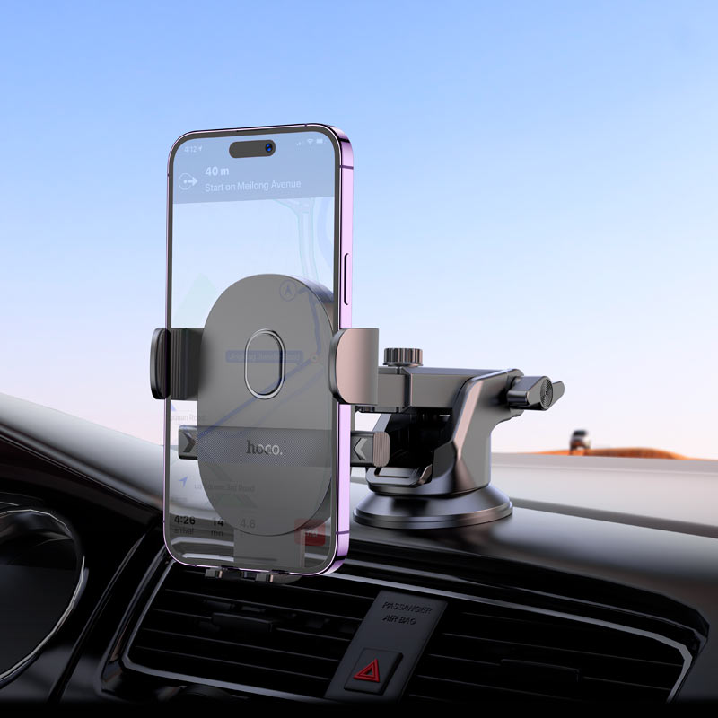 HOCO H19 Phone Holder For Car/Van Mount On Dashboard And Windshield Super Strong Grip