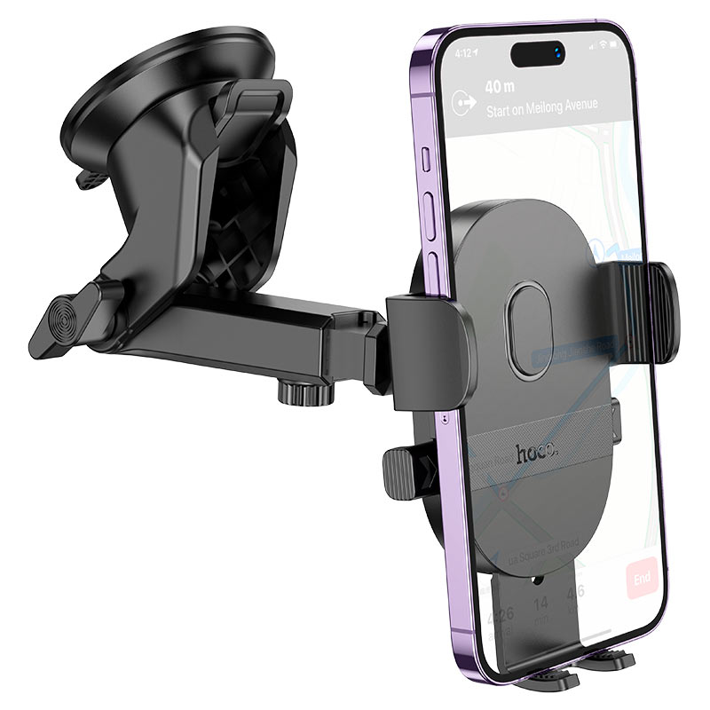 HOCO H19 Phone Holder For Car/Van Mount On Dashboard And Windshield Super Strong Grip