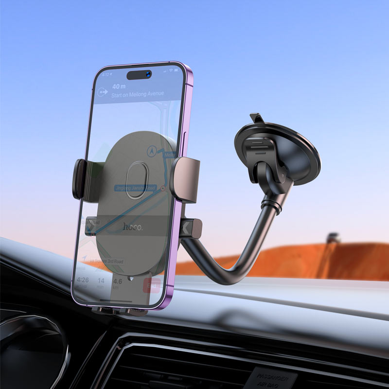 Hoco H20 Mighty Car Phone Holder Windshield Mount 360 Rotation Press Type Clamping Universal Fit 4 7 7 Inch Phones“ Premium Quality, Stylish & Durable Protective Case