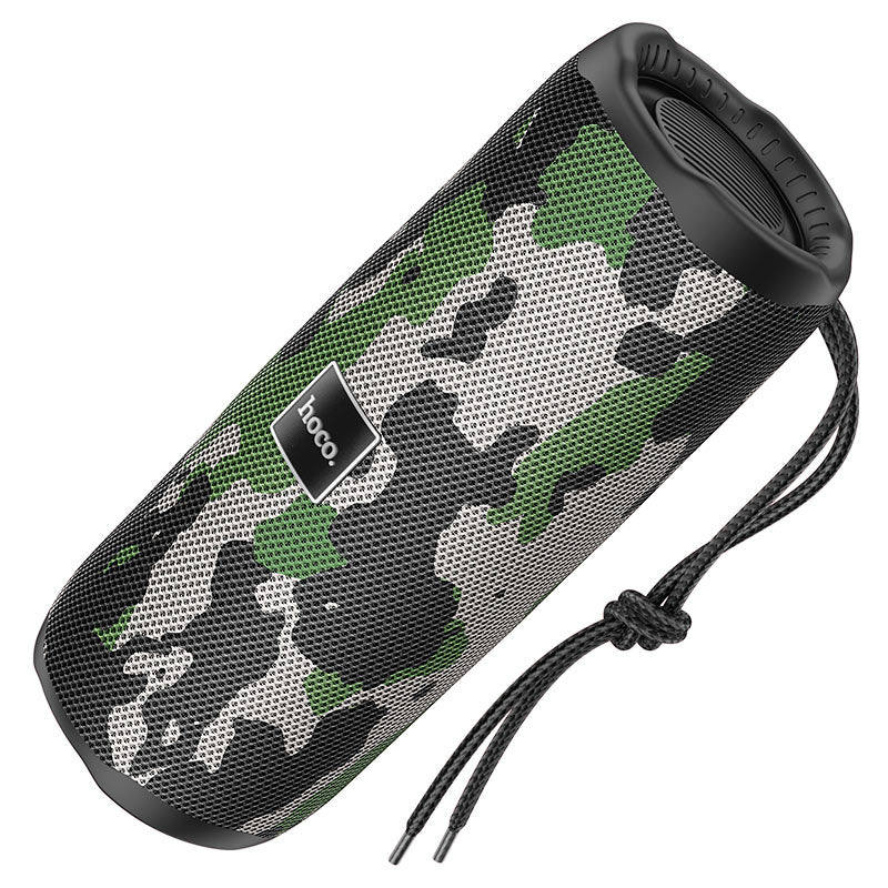 HOCO HC16 Vocal Wireless Bluetooth Speaker – 10W Loudspeaker with BT 5.3, Multi-Color Light, 1200mAh Battery, FM, TF, USB, AUX, Hands-Free Calling