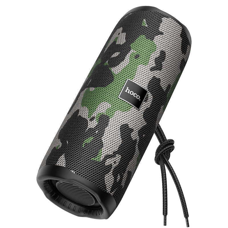 HOCO HC16 Vocal Wireless Bluetooth Speaker – 10W Loudspeaker with BT 5.3, Multi-Color Light, 1200mAh Battery, FM, TF, USB, AUX, Hands-Free Calling
