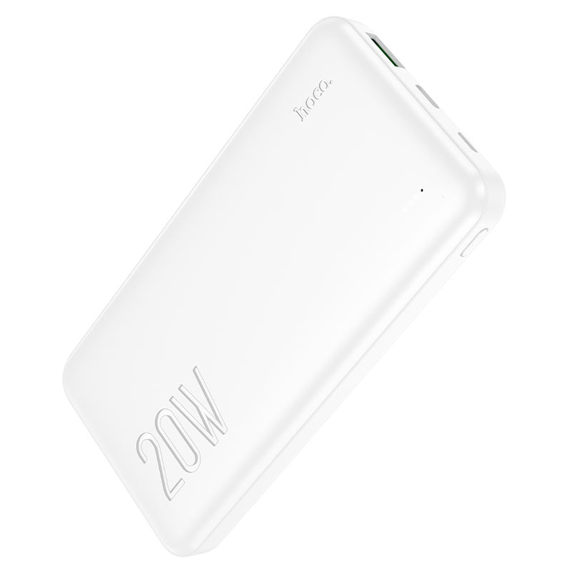 HOCO J87 Tacker 10000mAh Power Bank – PD20W + QC3.0 Fast Charging, USB-A & Type-C Outputs, LED Indicator
