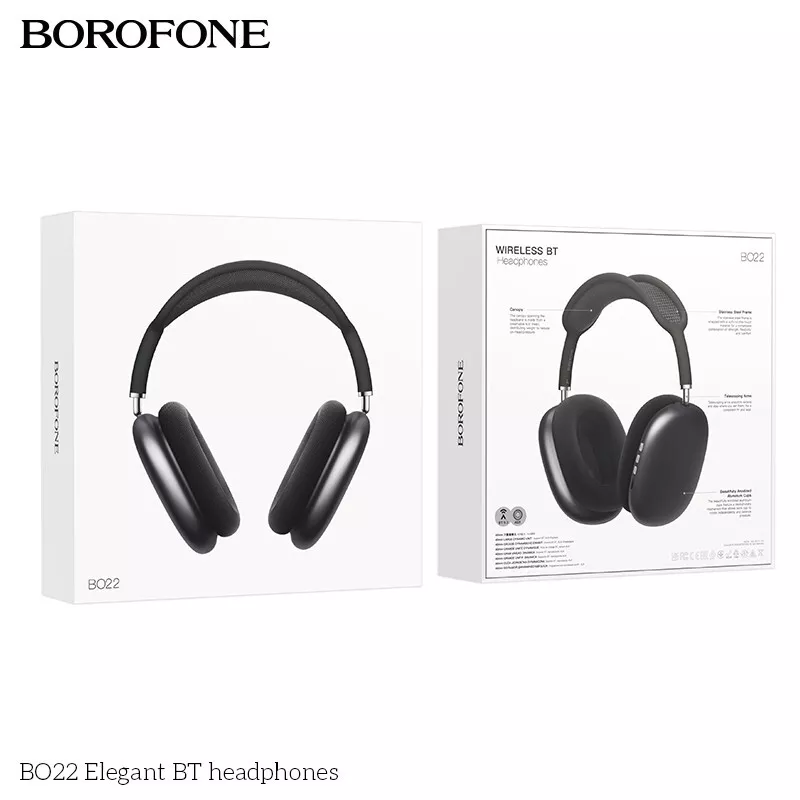 BOROFONE Pro Max WIRELESS BLUETOOTH HEADPHONES STYLISH BODY QUALITY SOUND