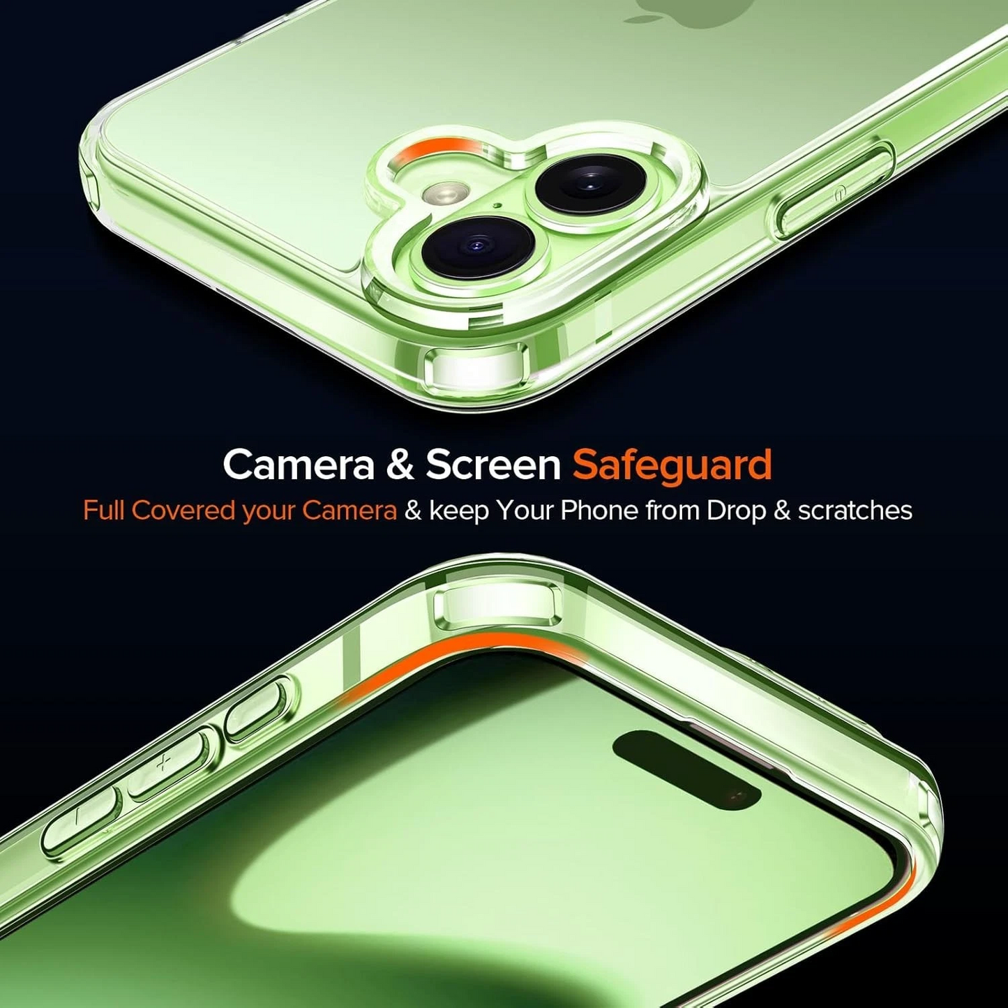 Gorilla Clear Case Back Cover For Iphone 17 Series Shock Proof 2Mm Thickness“ Premium Quality, Stylish & Durable Protective Case